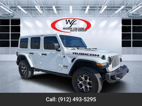 White 2019 Jeep Wrangler Unlimited Rubicon for sale in Douglas, GA