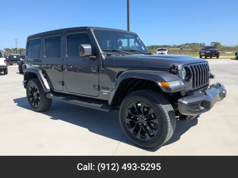 Gray 2021 Jeep Wrangler Unlimited Sahara High Altitude for sale in Douglas, GA