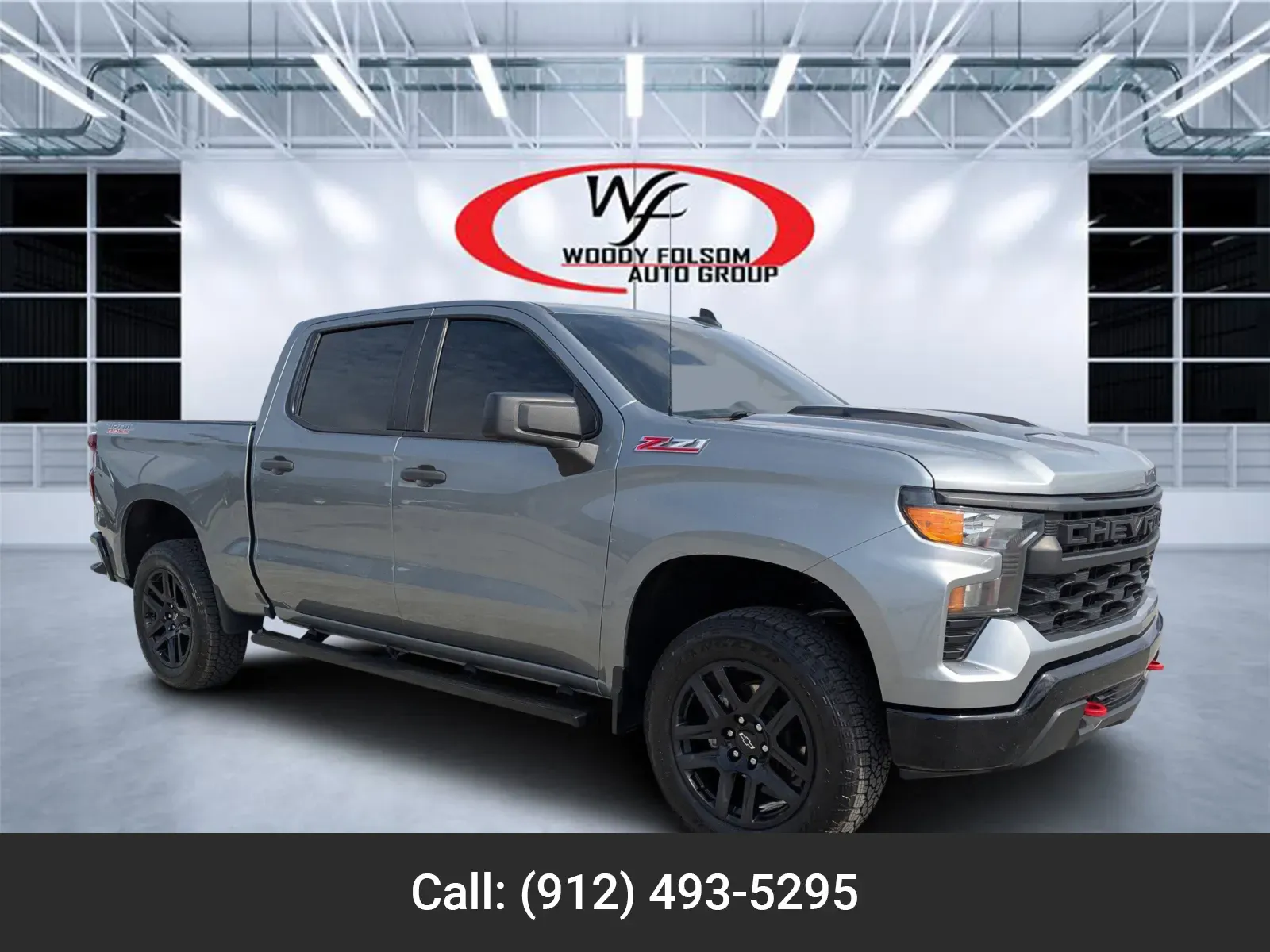 Gray 2023 Chevrolet Silverado 1500 Custom Trail Boss for sale in Douglas, GA