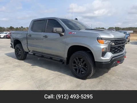 Gray 2023 Chevrolet Silverado 1500 Custom Trail Boss for sale in Douglas, GA