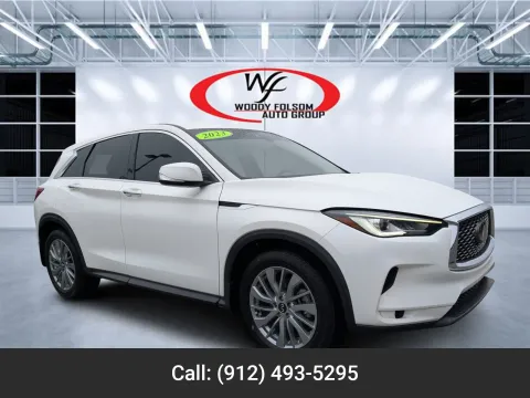 White 2023 INFINITI QX50 PURE for sale in Douglas, GA