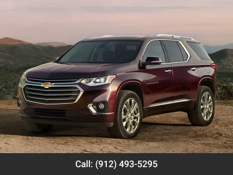 White 2021 Chevrolet Traverse LT Cloth for sale in Douglas, GA