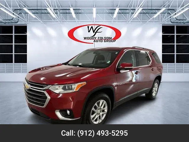 Red 2020 Chevrolet Traverse LT Cloth for sale in Douglas, GA