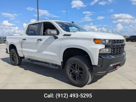 White 2021 Chevrolet Silverado 1500 Custom Trail Boss for sale in Douglas, GA