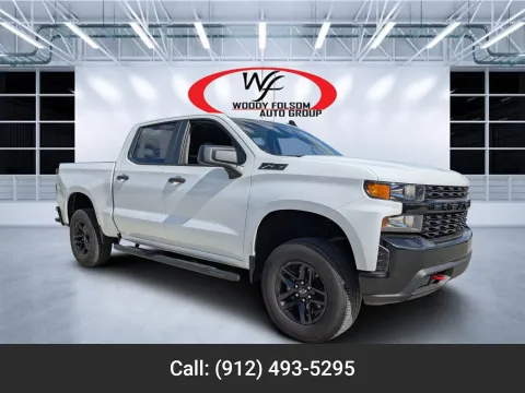 White 2021 Chevrolet Silverado 1500 Custom Trail Boss for sale in Douglas, GA