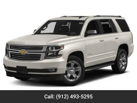 White 2015 Chevrolet Tahoe LTZ for sale in Douglas, GA