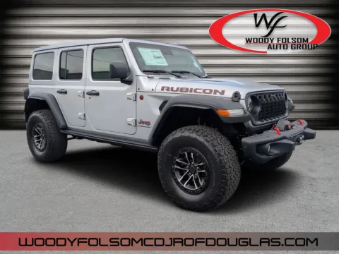 Silver 2024 Jeep Wrangler Rubicon for sale in Douglas, GA