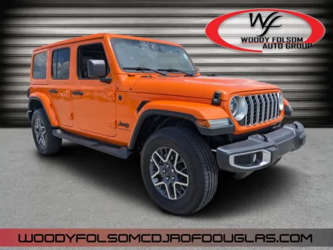 Orange 2025 Jeep Wrangler Sahara for sale in Douglas, GA