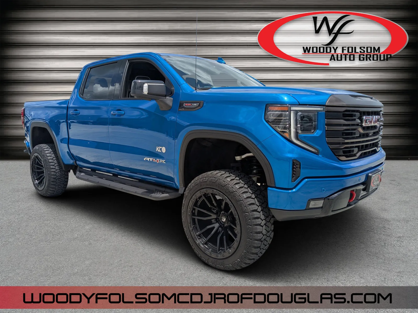 Blue 2023 GMC Sierra 1500 AT4X for sale in Douglas, GA