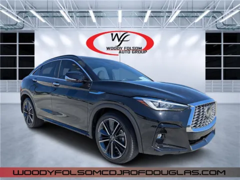 Black 2023 INFINITI QX55 SENSORY for sale in Douglas, GA
