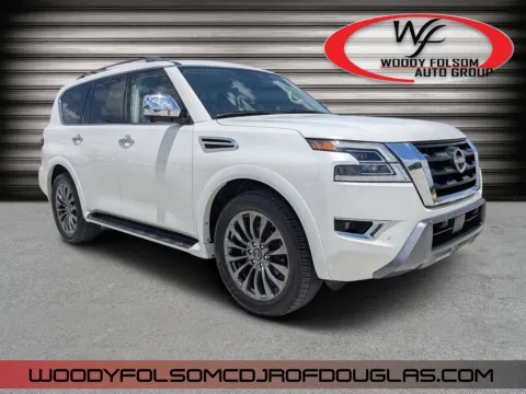 White 2024 Nissan Armada Platinum for sale in Douglas, GA