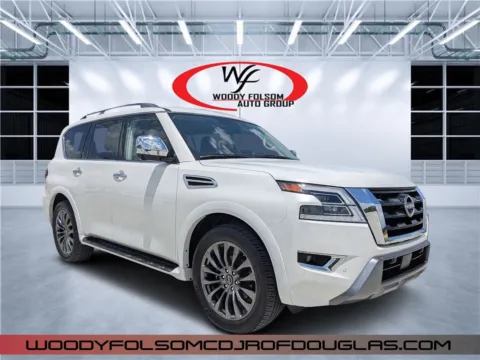 White 2024 Nissan Armada Platinum for sale in Douglas, GA