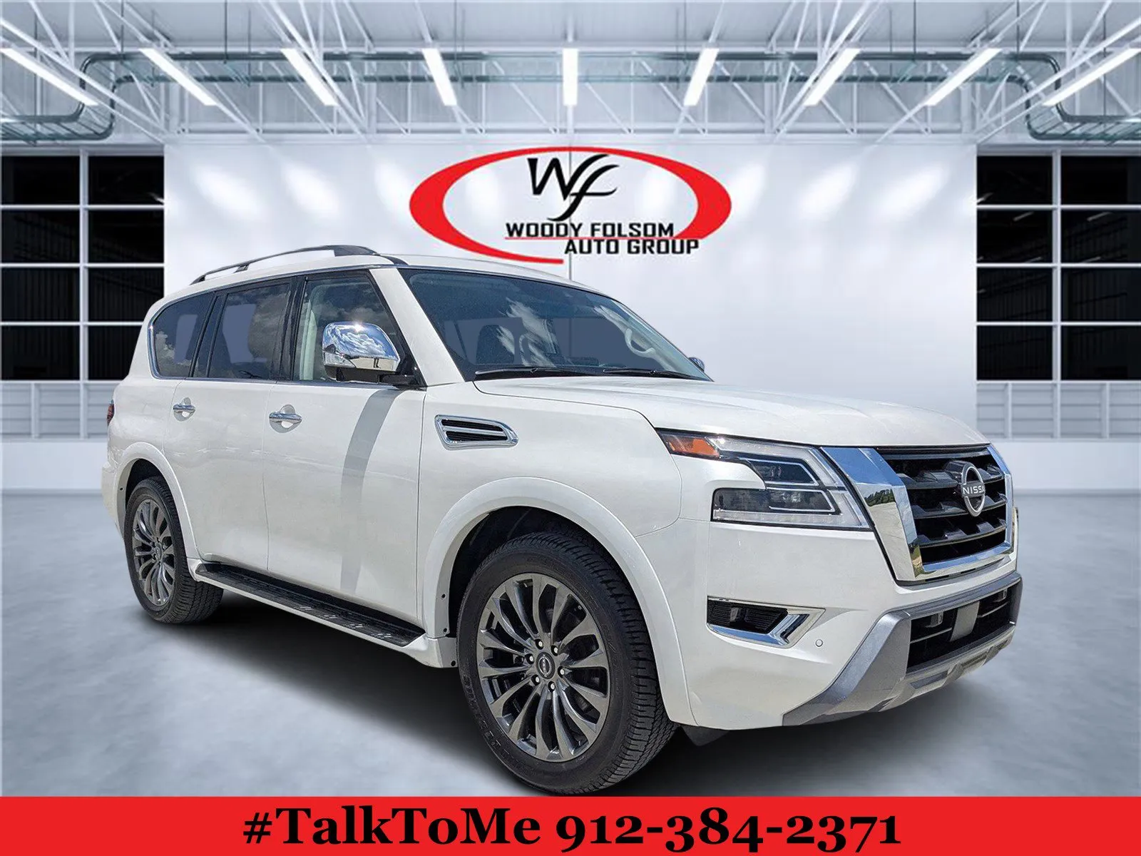 White 2024 Nissan Armada Platinum for sale in Douglas, GA