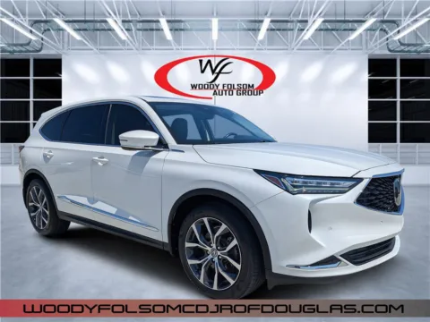 White 2022 Acura MDX w/Technology Package for sale in Douglas, GA
