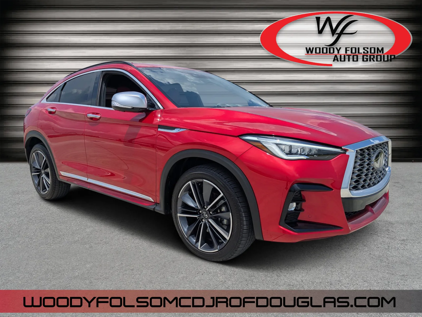 Red 2025 INFINITI QX55 SENSORY for sale in Douglas, GA