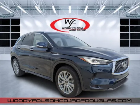 Blue 2024 INFINITI QX50 LUXE for sale in Douglas, GA