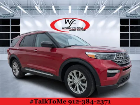 Red 2024 Ford Explorer Limited for sale in Douglas, GA