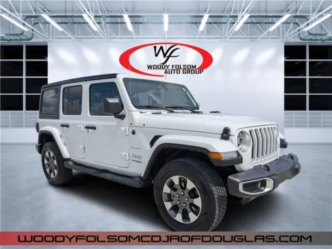 White 2022 Jeep Wrangler Unlimited Sahara for sale in Douglas, GA