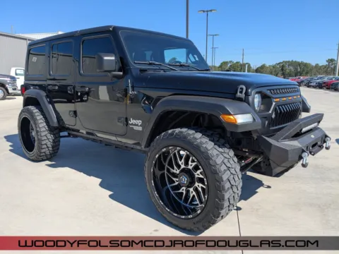 Black 2019 Jeep Wrangler Unlimited Sport S for sale in Douglas, GA