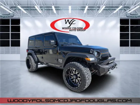 Black 2019 Jeep Wrangler Unlimited Sport S for sale in Douglas, GA