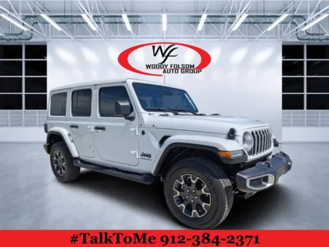 White 2025 Jeep Wrangler Sahara for sale in Douglas, GA