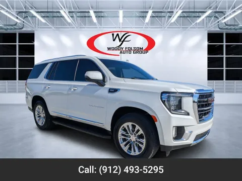 White 2021 GMC Yukon SLT for sale in Douglas, GA