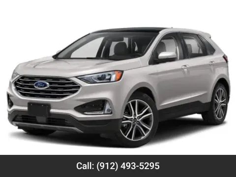 Silver 2019 Ford Edge Titanium for sale in Douglas, GA