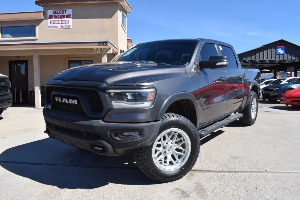 Gray 2020 Ram 1500 Crew Cab Rebel Pickup 4D 5 1/2 ft for sale in El Paso, TX