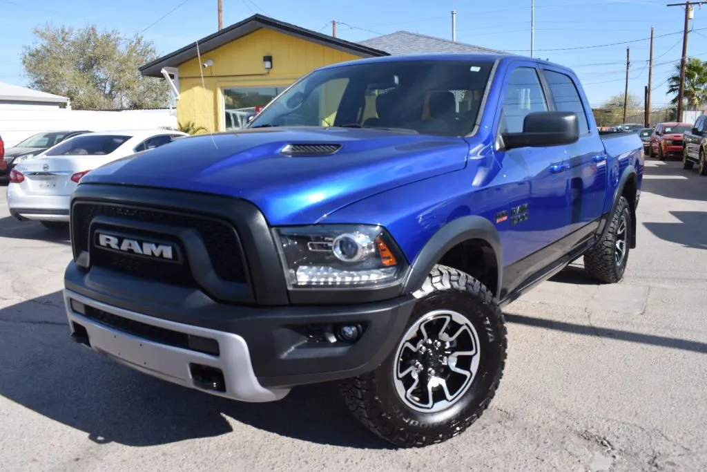 Blue 2017 Ram 1500 Crew Cab Rebel Pickup 4D 5 1/2 ft for sale in El Paso, TX