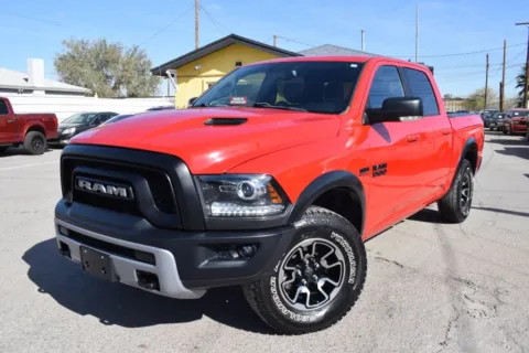 Red 2017 Ram 1500 Crew Cab Rebel Pickup 4D 5 1/2 ft for sale in El Paso, TX