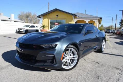 Blue 2019 Chevrolet Camaro SS Coupe 2D for sale in El Paso, TX