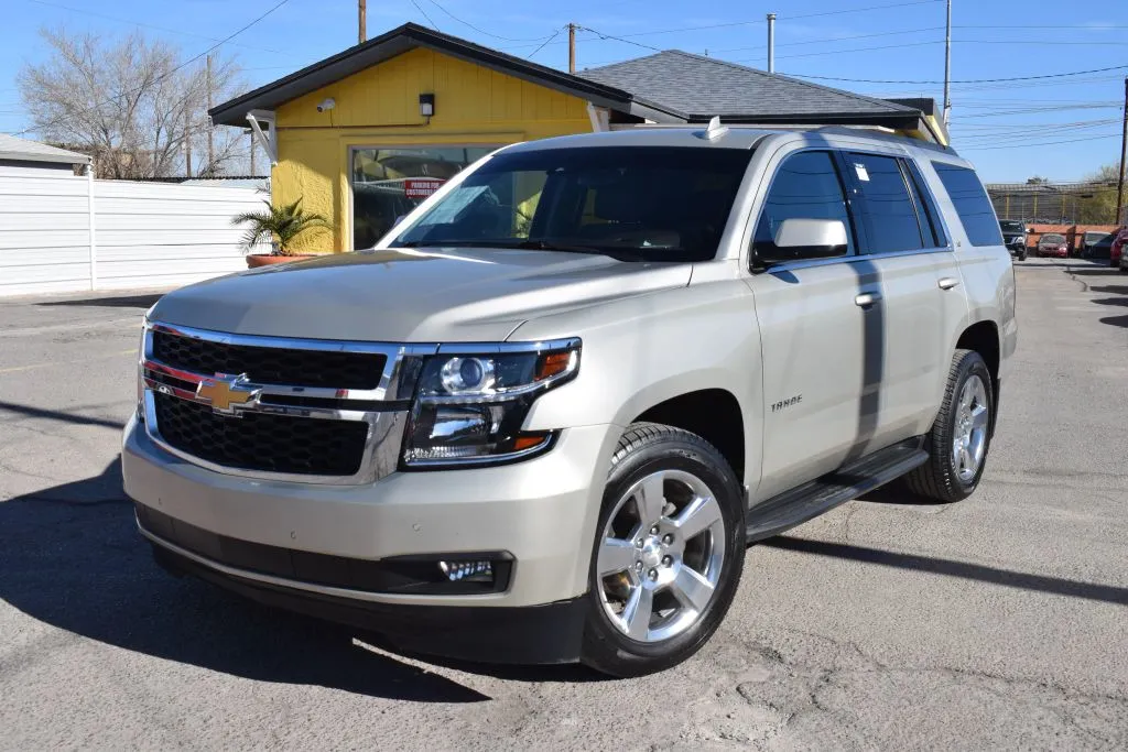 Gold 2017 Chevrolet Tahoe LT Sport Utility 4D for sale in El Paso, TX