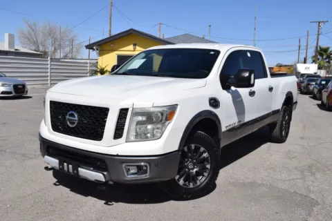 White 2016 Nissan TITAN XD Crew Cab PRO-4X Pickup 4D 6 1/2 ft for sale in El Paso, TX