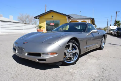 Silver 2001 Chevrolet Corvette Coupe 2D for sale in El Paso, TX
