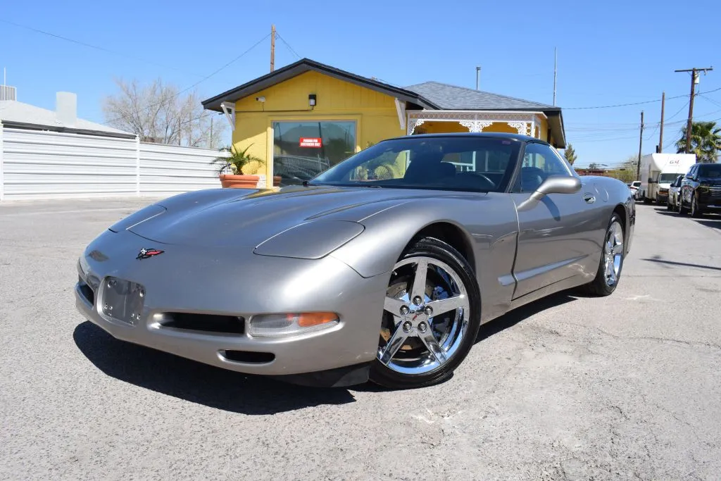 Silver 2001 Chevrolet Corvette Coupe 2D for sale in El Paso, TX