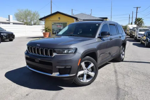 Gray 2021 Jeep Grand Cherokee L Limited Sport Utility 4D for sale in El Paso, TX