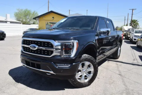 Black 2021 Ford F-150 SuperCrew Cab Platinum Pickup 4D 5 1/2 ft for sale in El Paso, TX