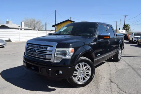 Black 2013 Ford F-150 SuperCrew Cab Platinum Pickup 4D 5 1/2 ft for sale in El Paso, TX