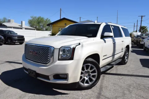 White 2015 GMC Yukon XL Denali Sport Utility 4D for sale in El Paso, TX
