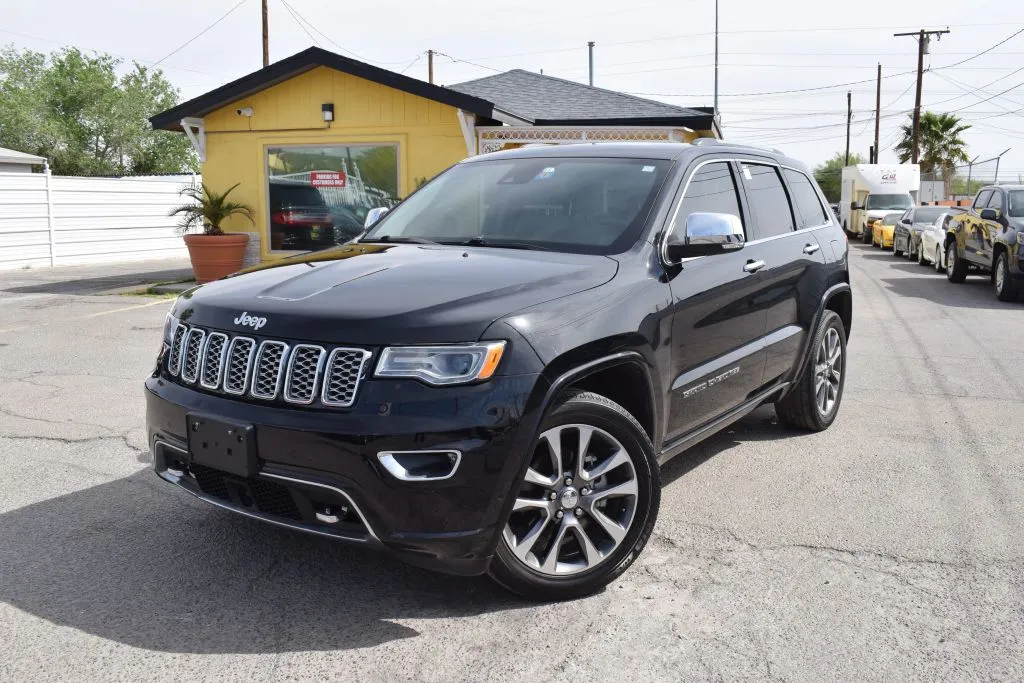 Black 2018 Jeep Grand Cherokee Overland Sport Utility 4D for sale in El Paso, TX