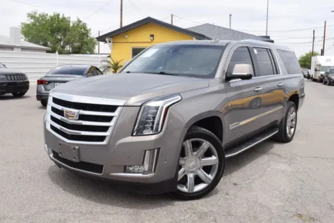 Brown 2017 Cadillac Escalade ESV Luxury Sport Utility 4D for sale in El Paso, TX
