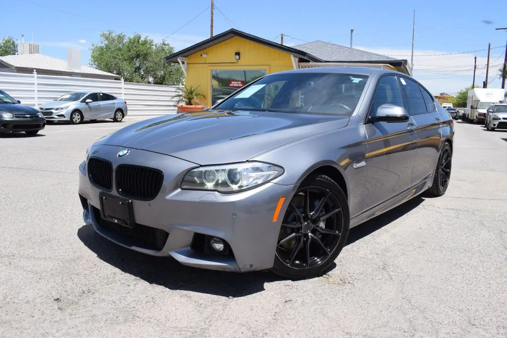 Gray 2016 BMW 5 Series 535i Sedan 4D for sale in El Paso, TX