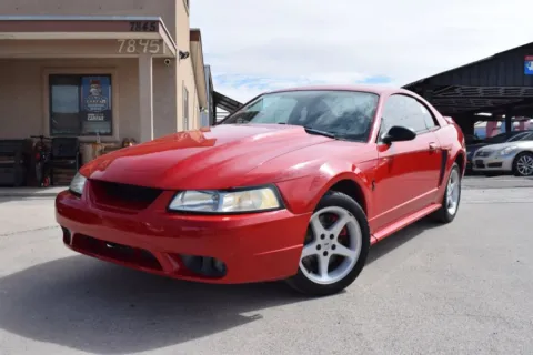 Red 1999 Ford Mustang Cobra Coupe 2D for sale in El Paso, TX