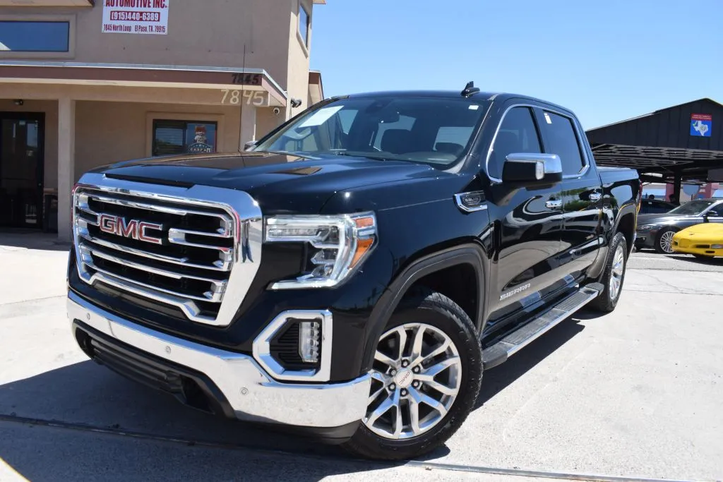 Black 2022 GMC Sierra 1500 Limited Crew Cab SLT Pickup 4D 5 3/4 ft for sale in El Paso, TX