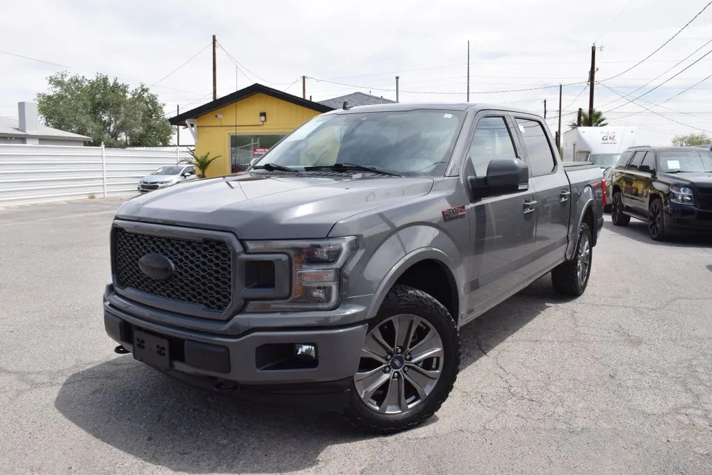 Gray 2018 Ford F-150 SuperCrew Cab Lariat Pickup 4D 5 1/2 ft for sale in El Paso, TX
