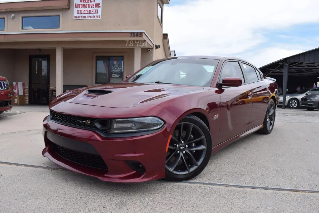 Purple 2019 Dodge Charger Scat Pack Sedan 4D for sale in El Paso, TX