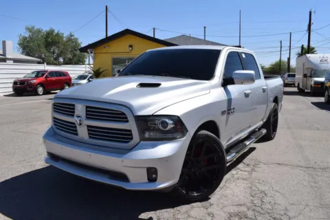 Silver 2017 Ram 1500 Crew Cab Sport Pickup 4D 5 1/2 ft for sale in El Paso, TX