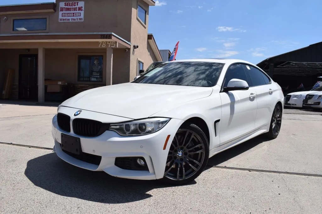 White 2017 BMW 4 Series 430i Gran Coupe 4D for sale in El Paso, TX