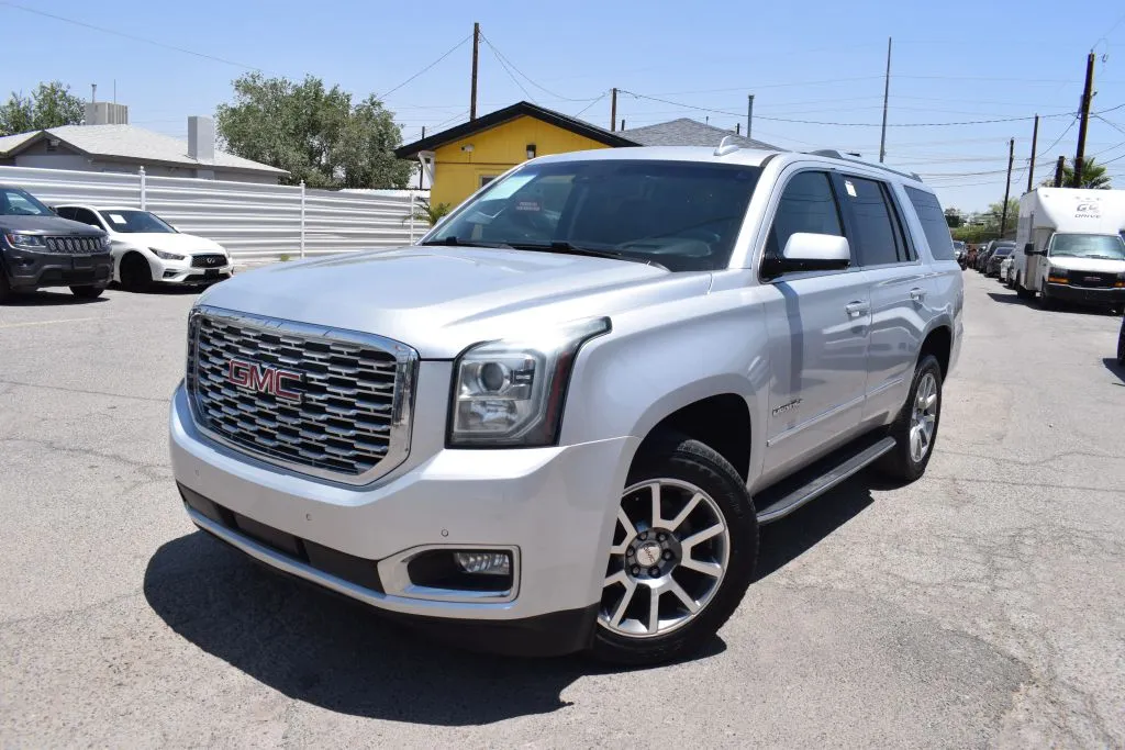 Silver 2018 GMC Yukon Denali Sport Utility 4D for sale in El Paso, TX