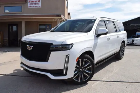 White 2021 Cadillac Escalade ESV Sport SUV 4D for sale in El Paso, TX